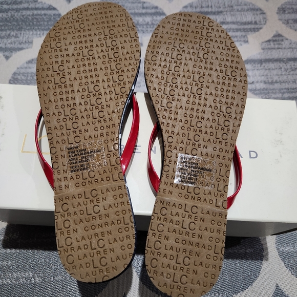 NEW LC LAUREN CONRAD VALENCIA DOT SANDAL SIZE 7 - Picture 4 of 5